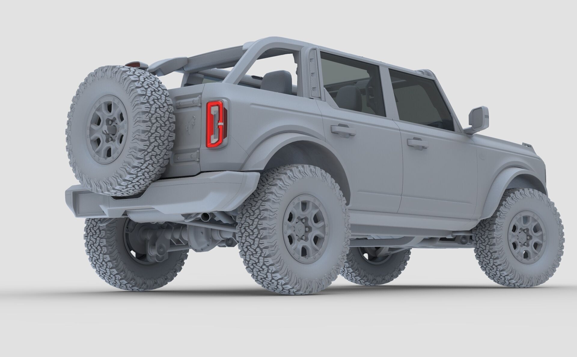 SUV Bronco Mk6 2021 3D model_97