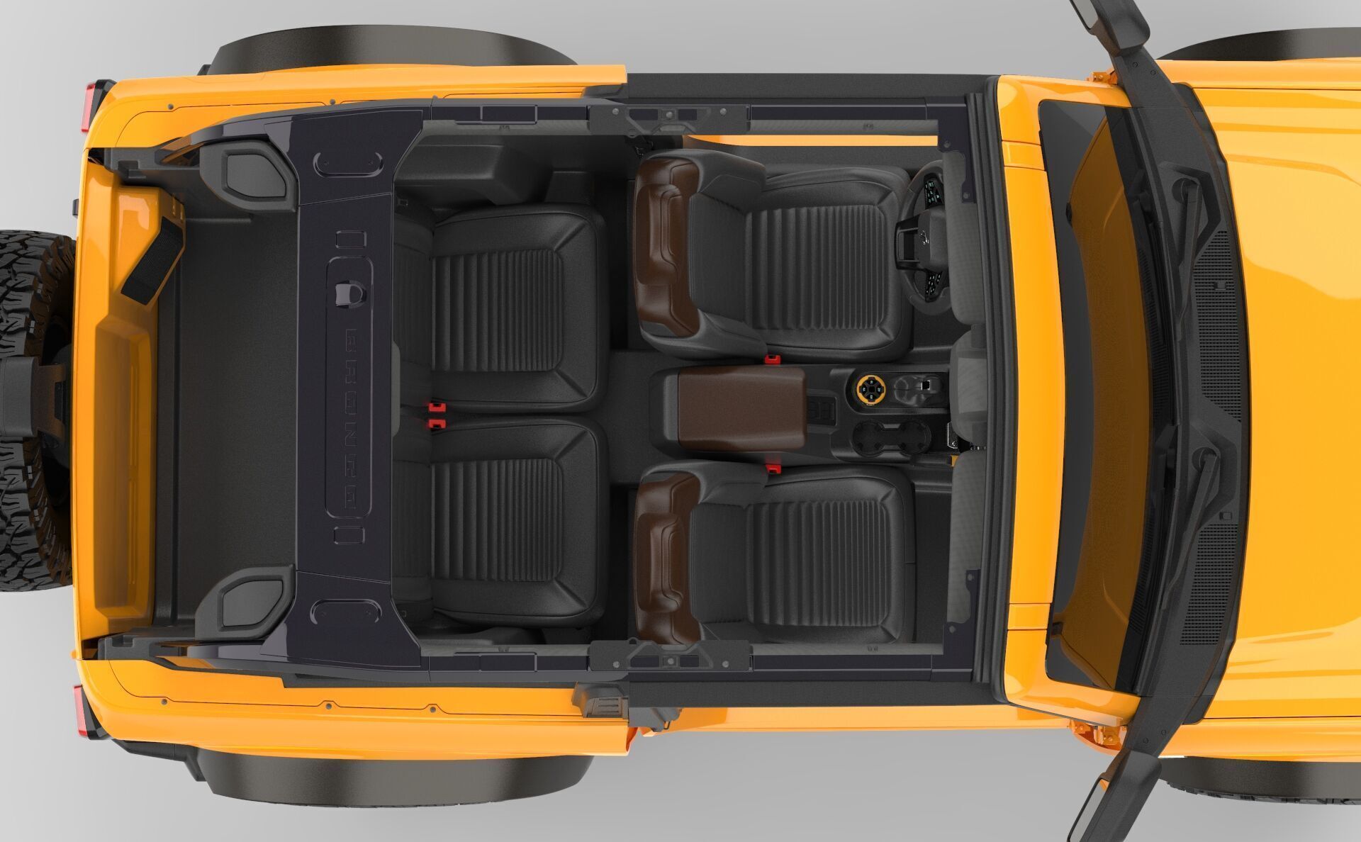 SUV Bronco Mk6 2021 3D model_42