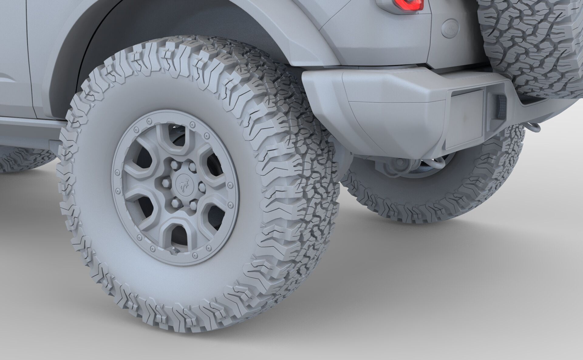 SUV Bronco Mk6 2021 3D model_57