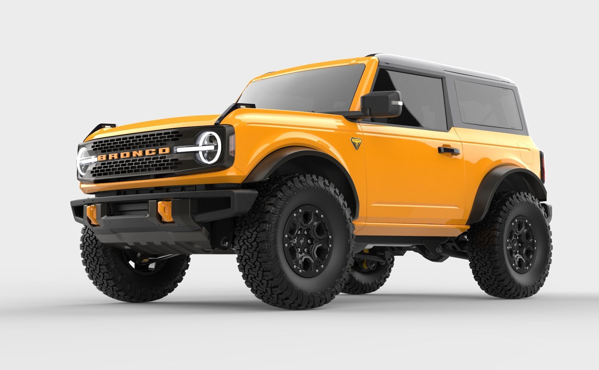 SUV Bronco Mk6 2021 3D model_13