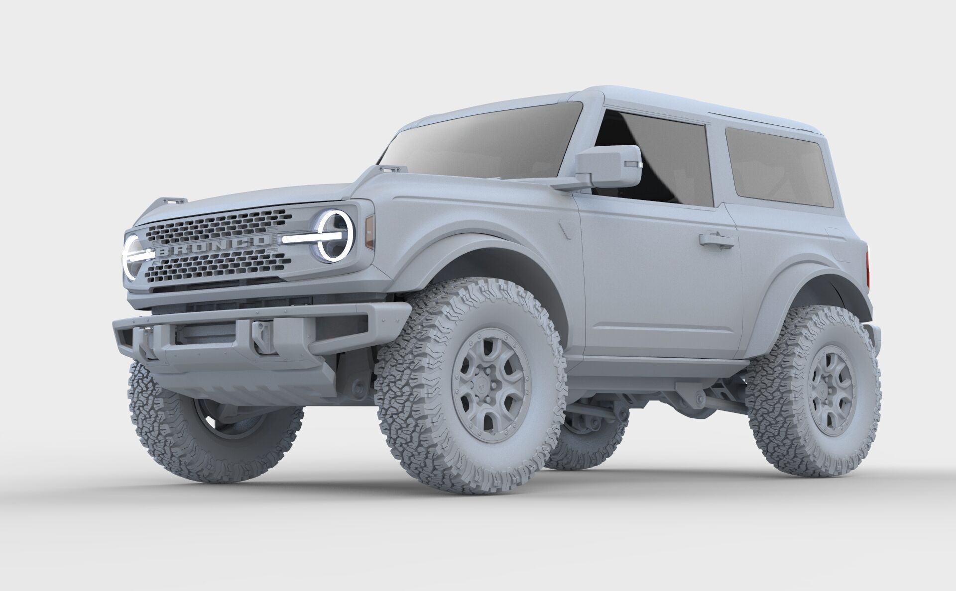 SUV Bronco Mk6 2021 3D model_49