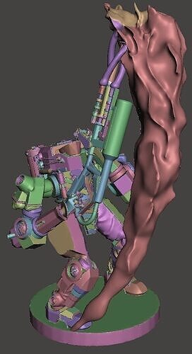 Lancer - Harrison Armory Genghis Mark 2 Articulated 3D print model