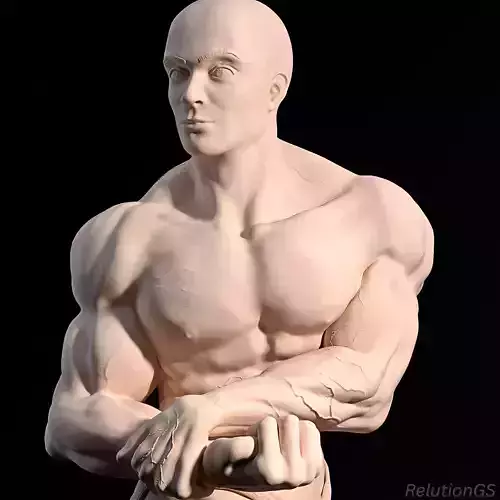 Bodybuilder Side Chest Pose