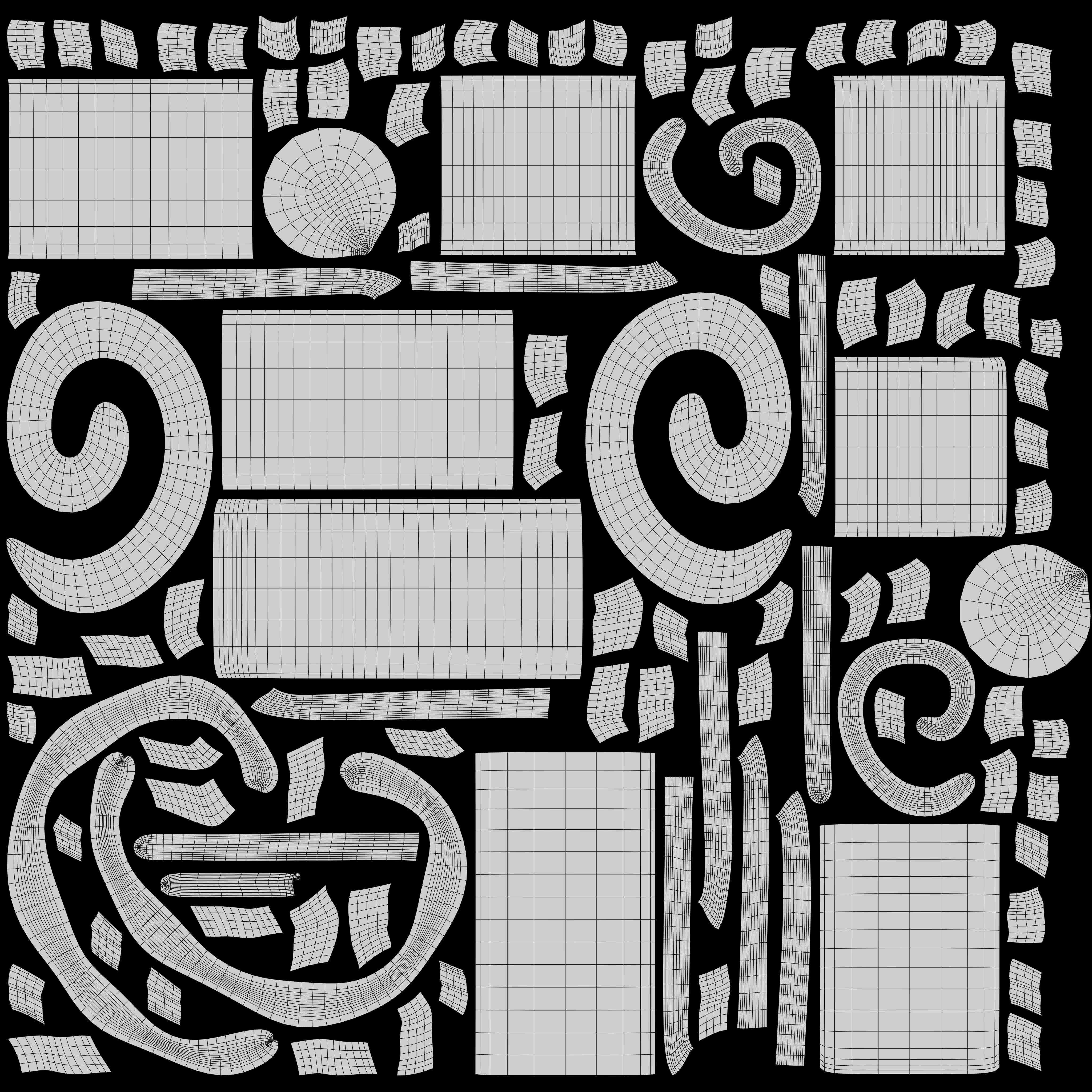 Cake Roll Stylized 3D model_6