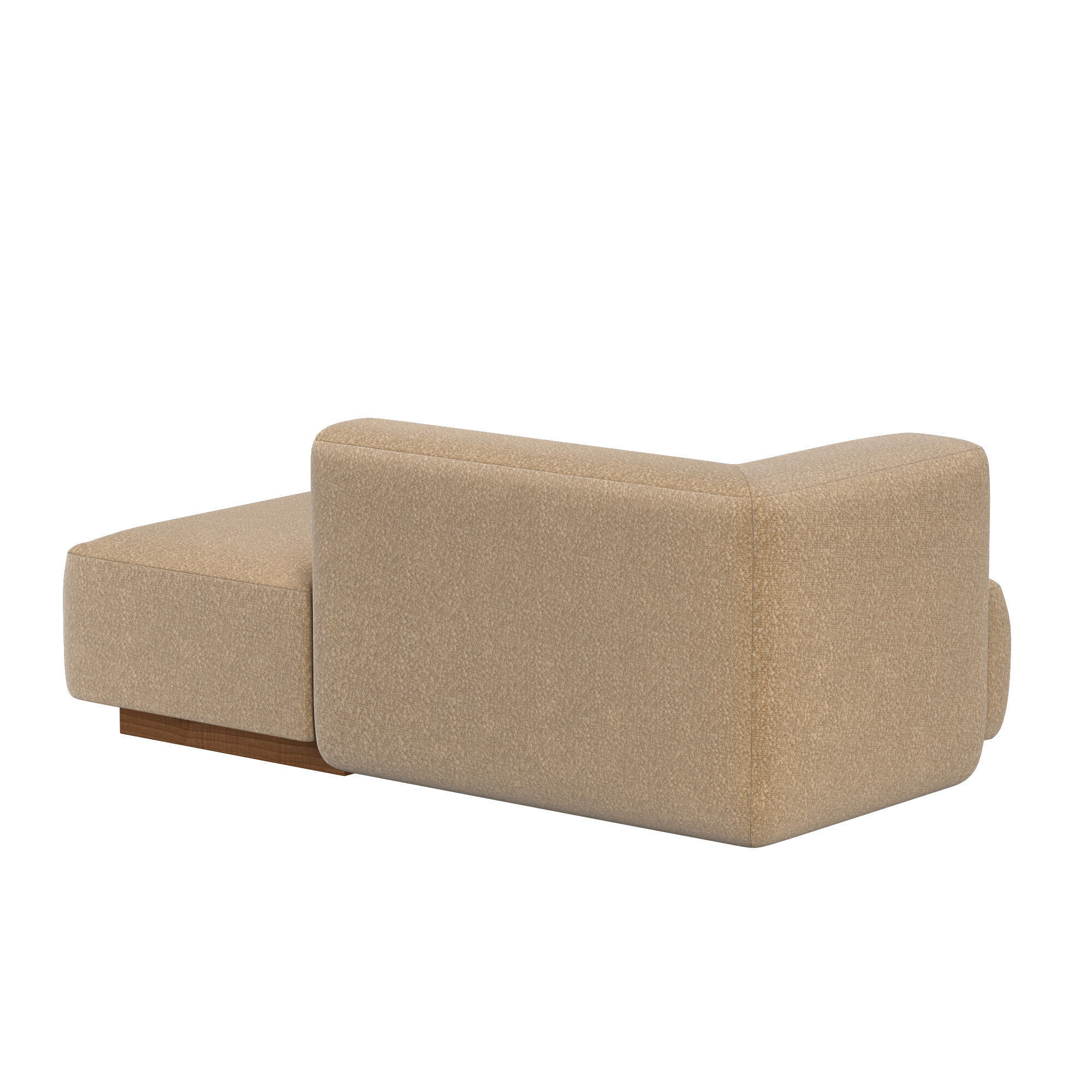 Terrain Caramel Boucle Halfback Daybed 3D model_5
