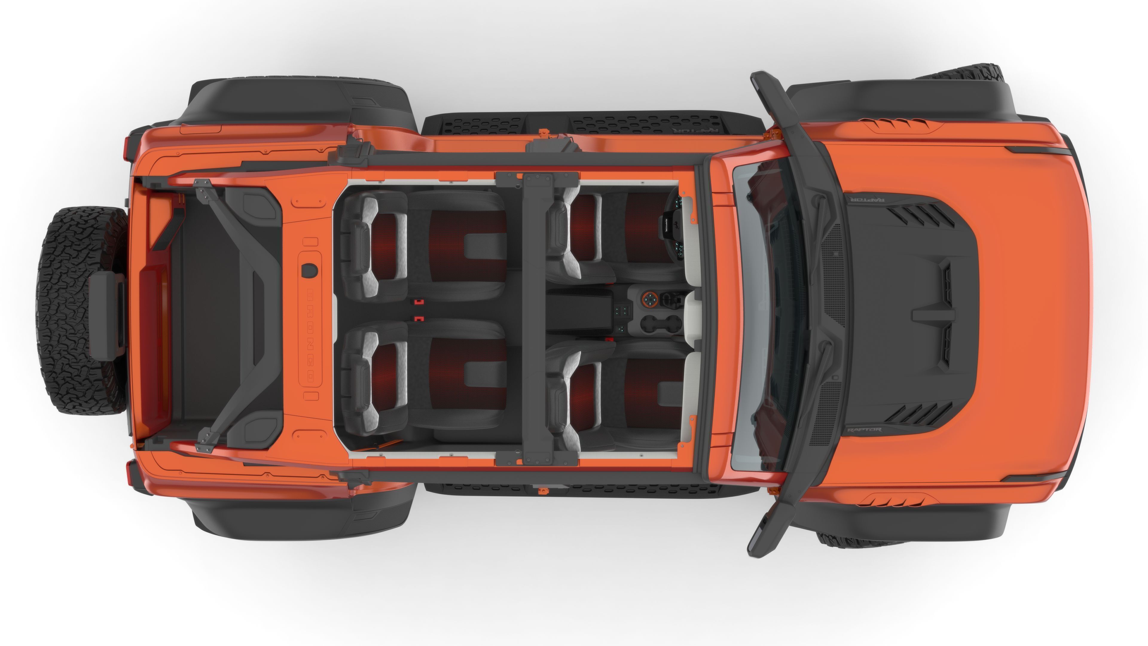 SUV Bronco Raptor Mk6 2022 3D model_38