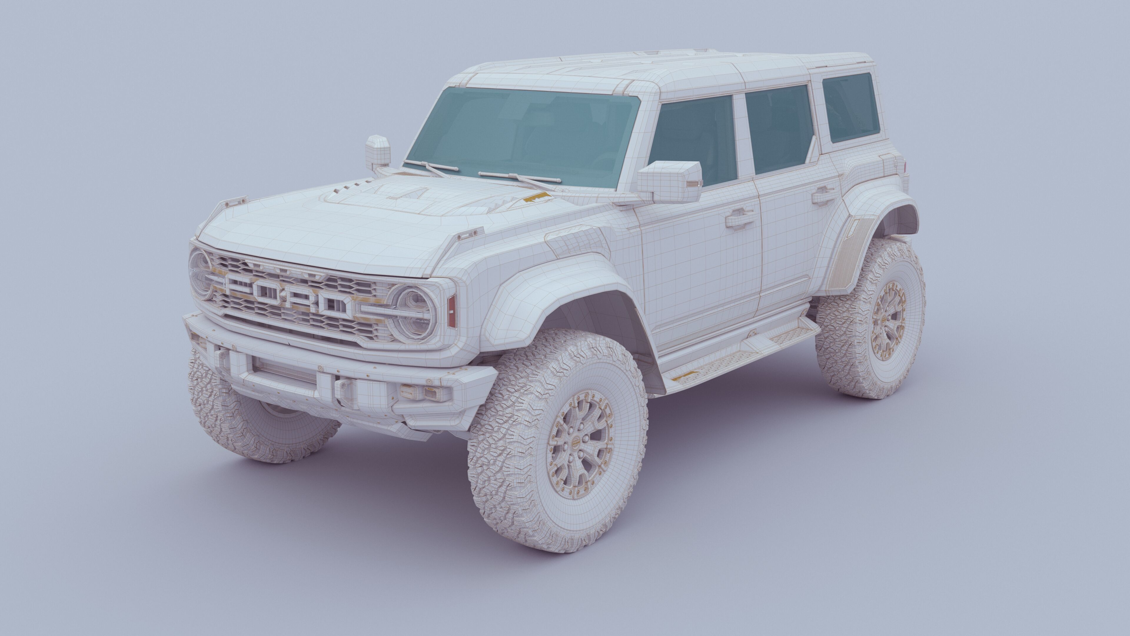 SUV Bronco Raptor Mk6 2022 3D model_67