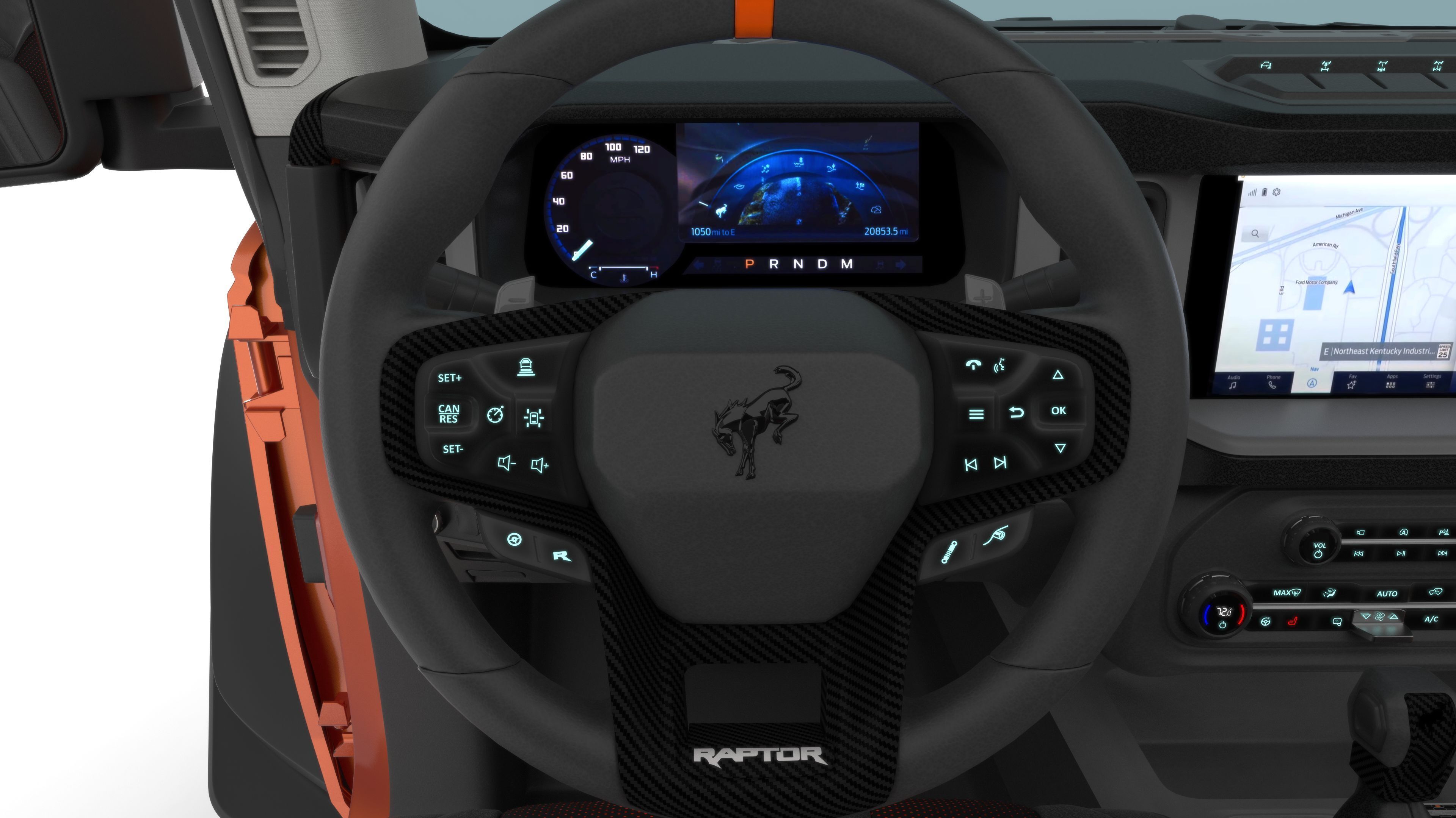 SUV Bronco Raptor Mk6 2022 3D model_46