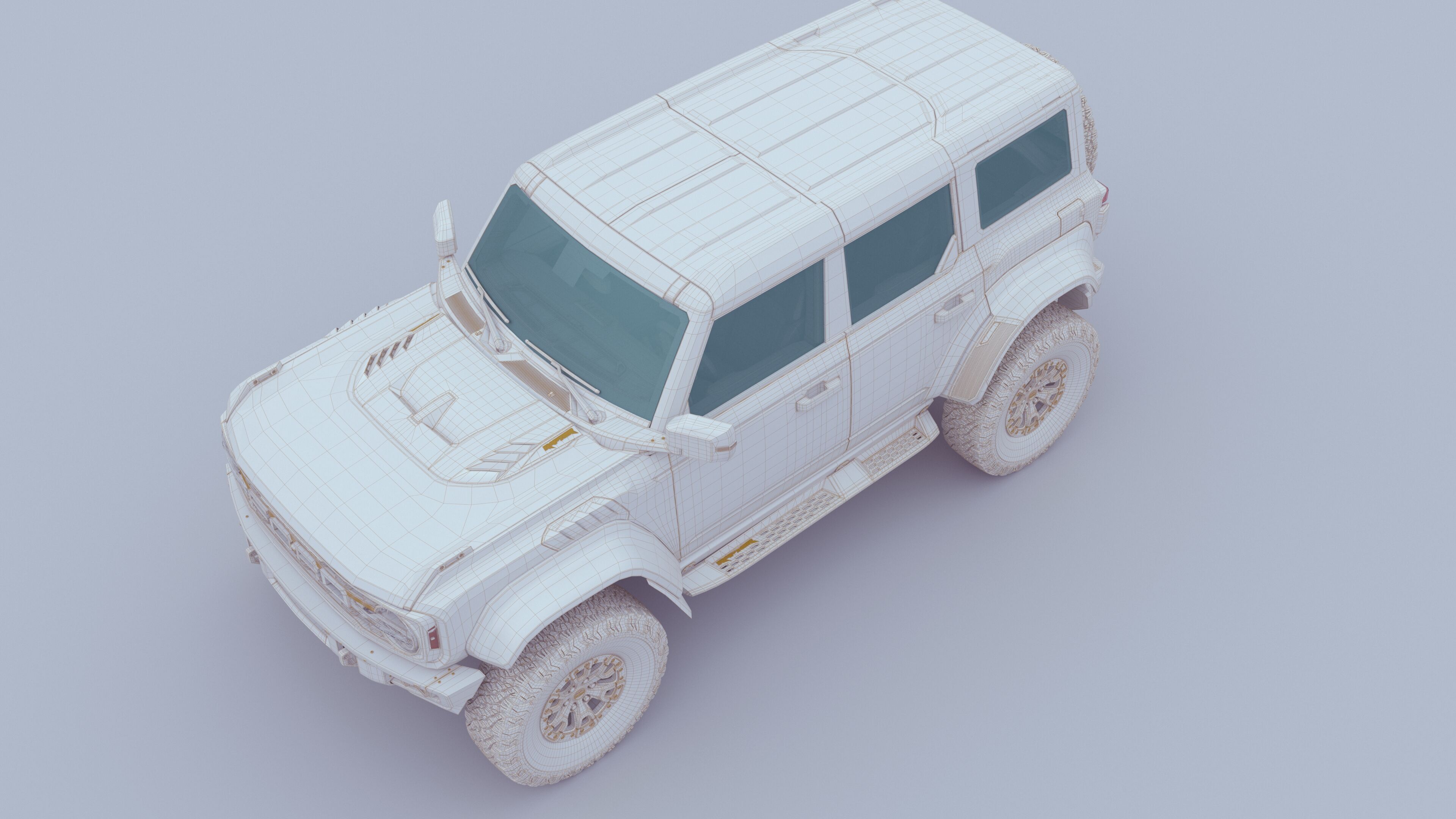 SUV Bronco Raptor Mk6 2022 3D model_64