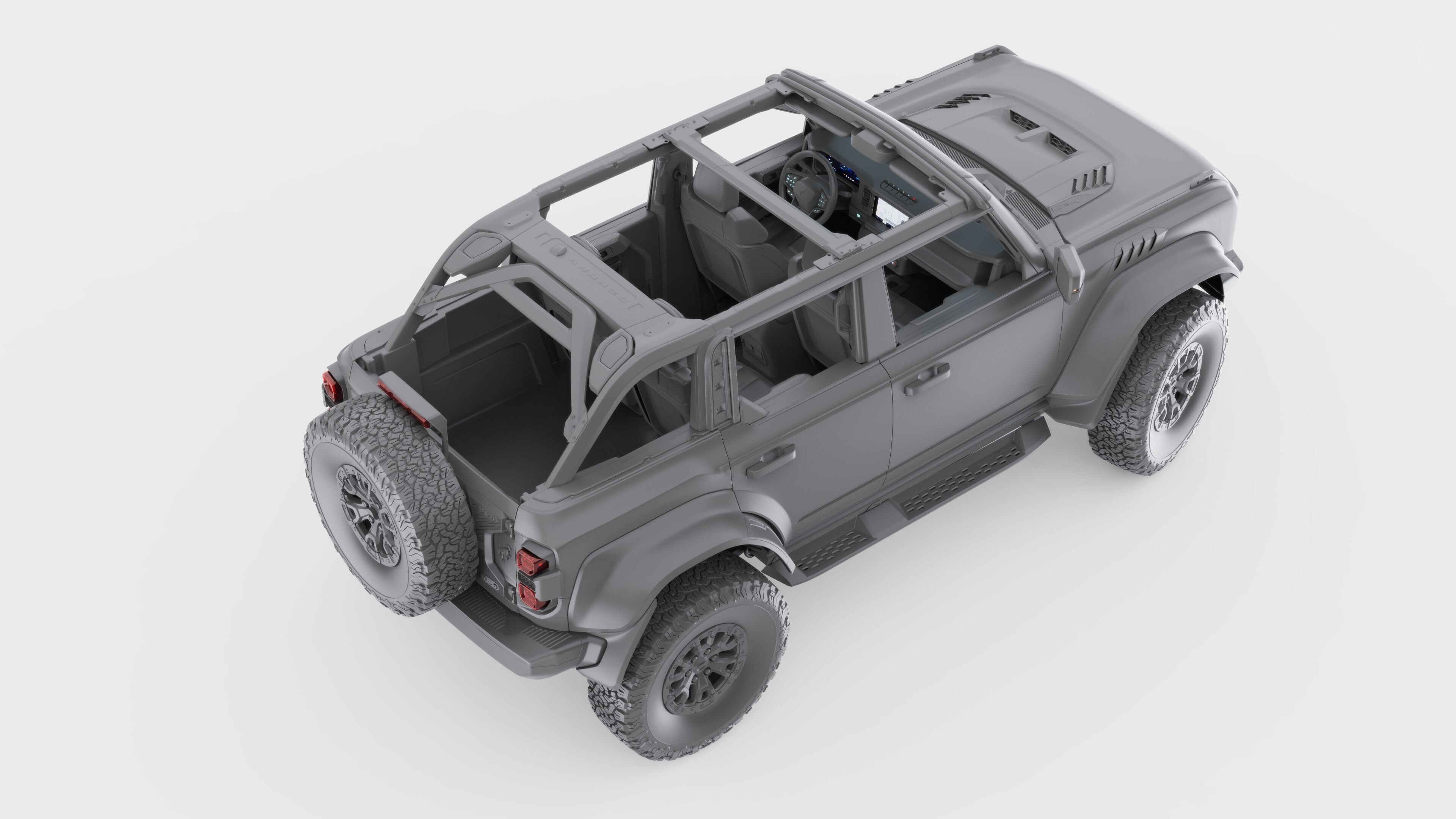 SUV Bronco Raptor Mk6 2022 3D model_53