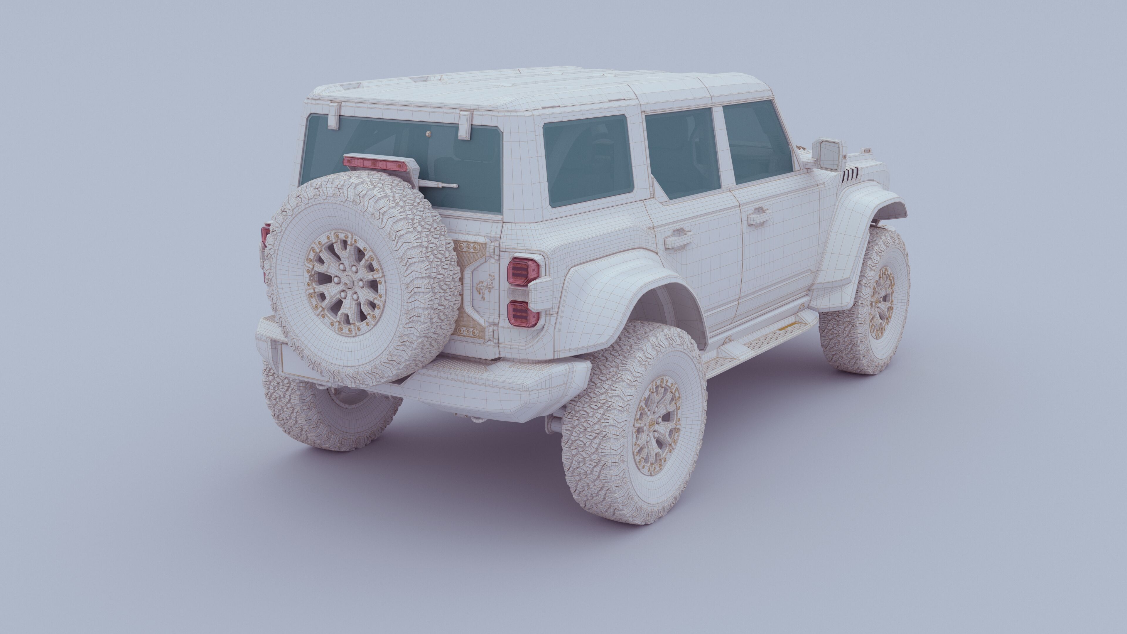 SUV Bronco Raptor Mk6 2022 3D model_61