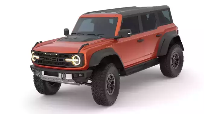 SUV Bronco Raptor Mk6 2022 3D model
