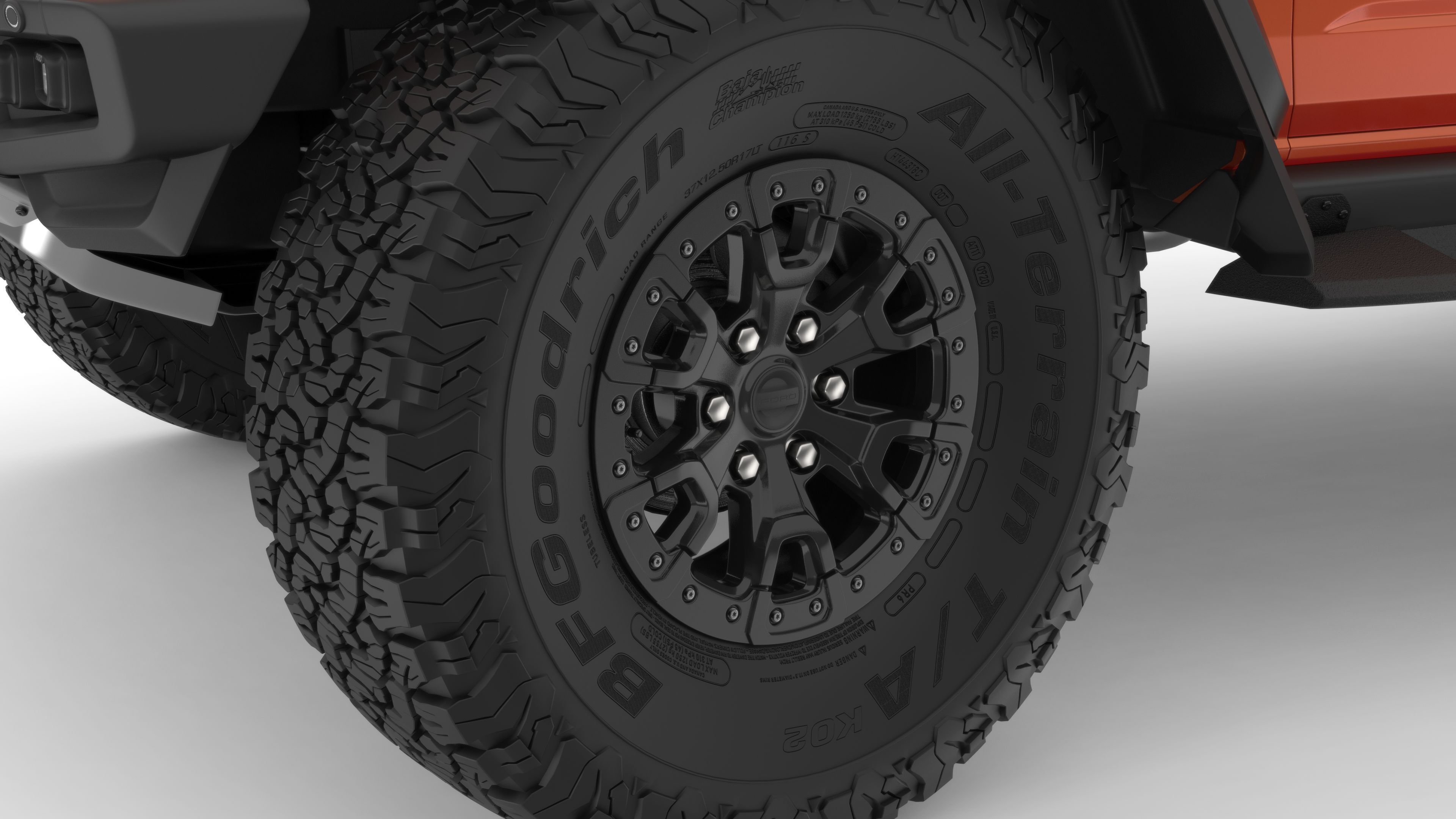 SUV Bronco Raptor Mk6 2022 3D model_4