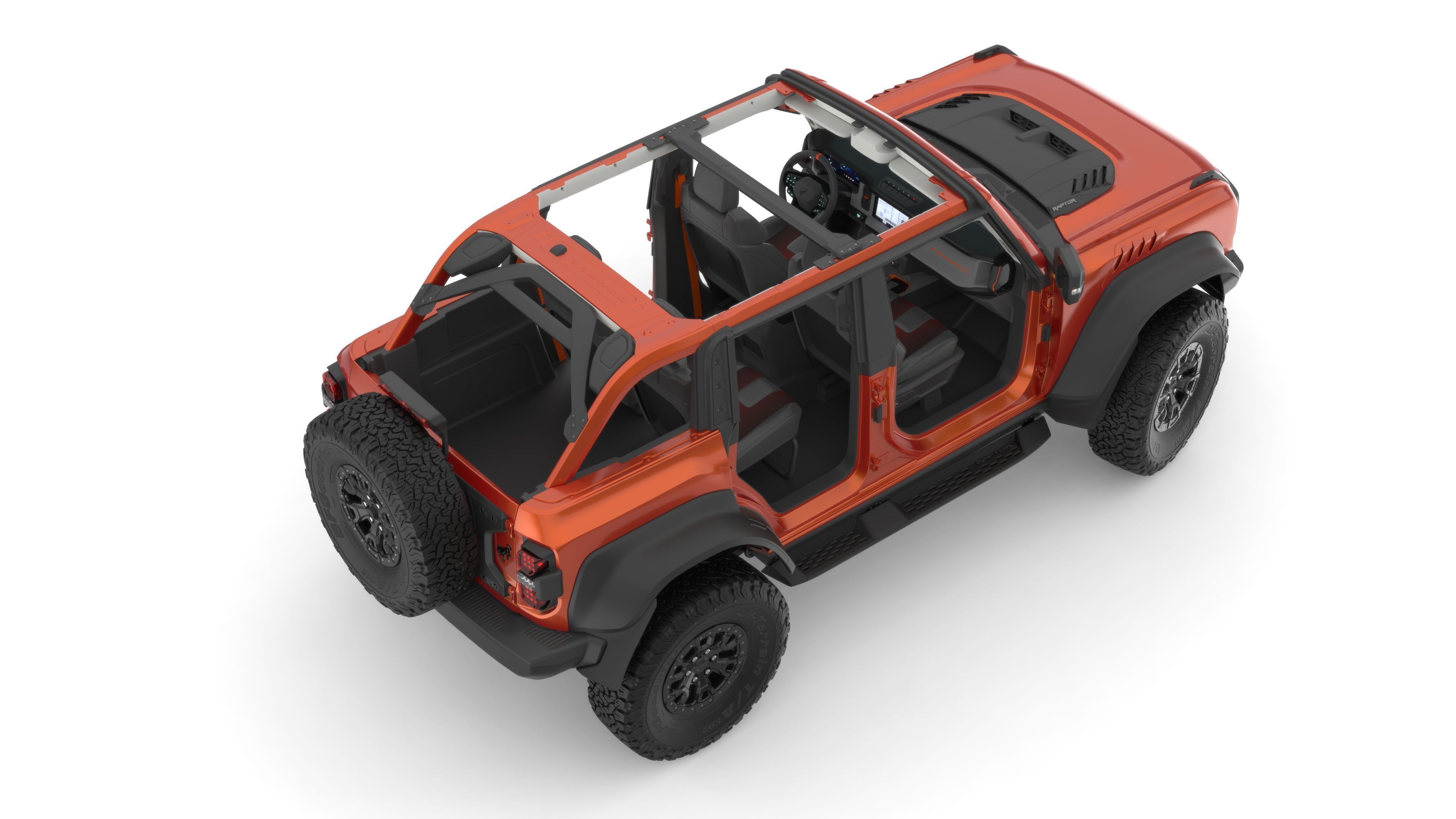 SUV Bronco Raptor Mk6 2022 3D model_31