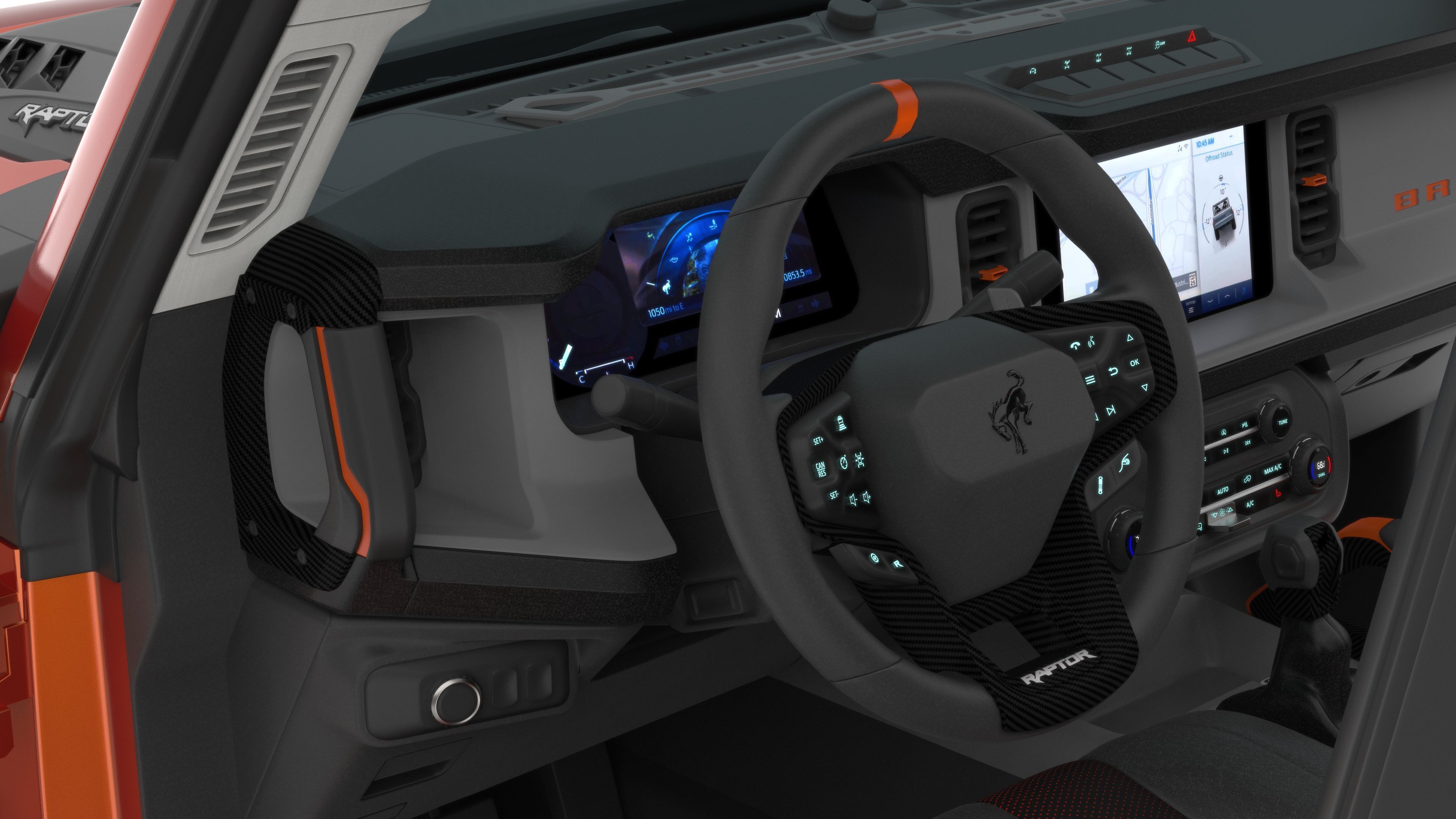 SUV Bronco Raptor Mk6 2022 3D model_35