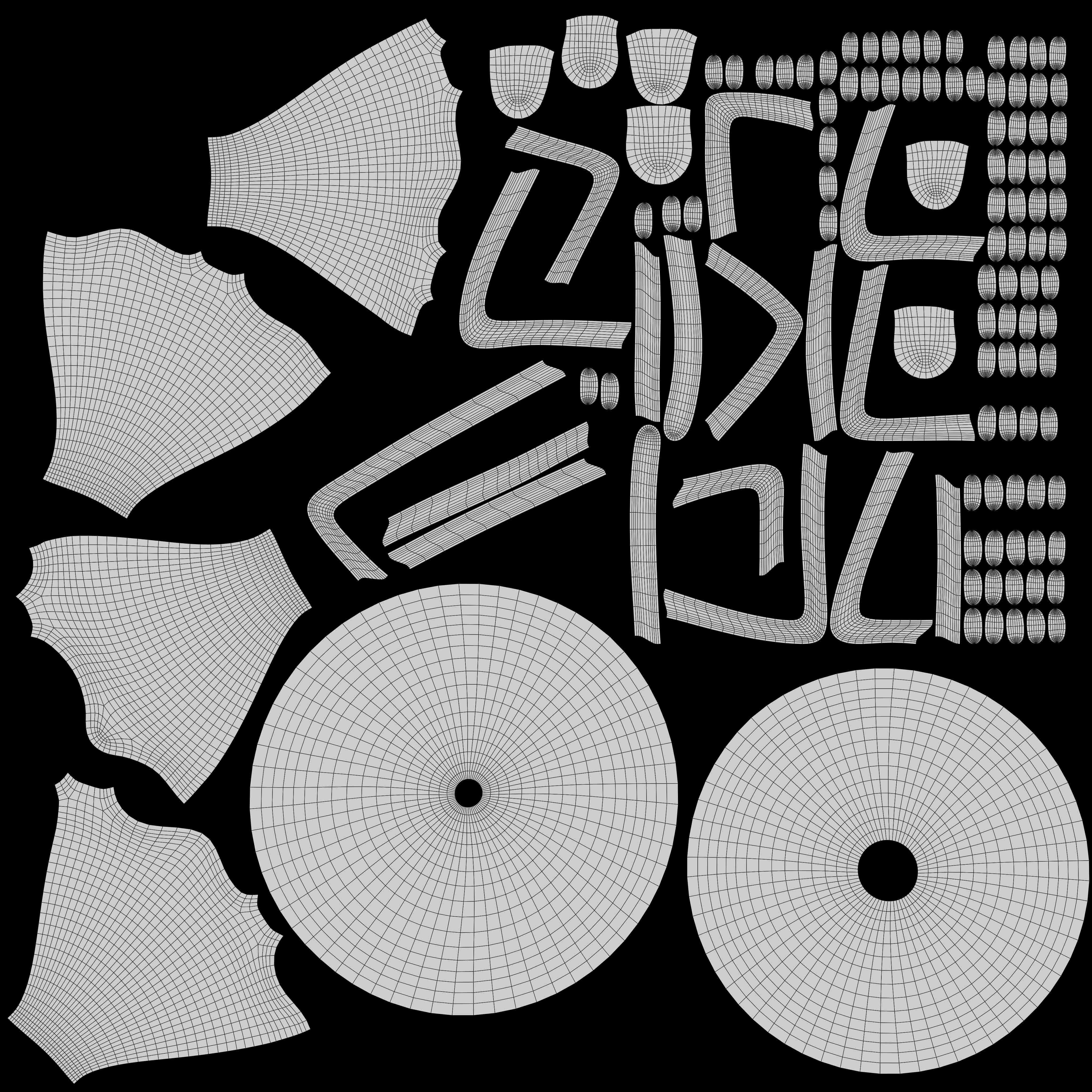 Pink Donut Stylized 3D model_6