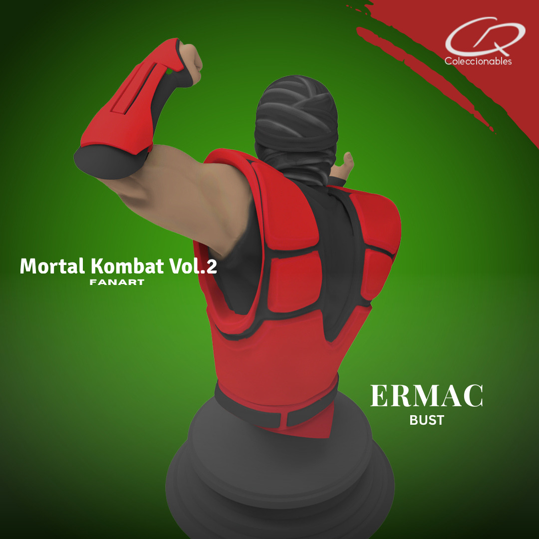 Mortal Kombat Vol 2 - Ermac 3D print model_12