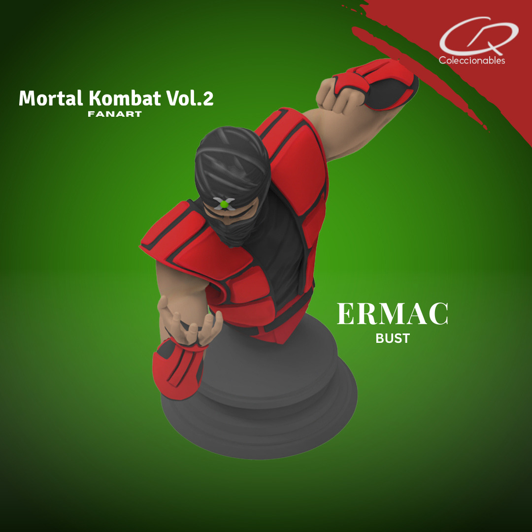 Mortal Kombat Vol 2 - Ermac 3D print model_15