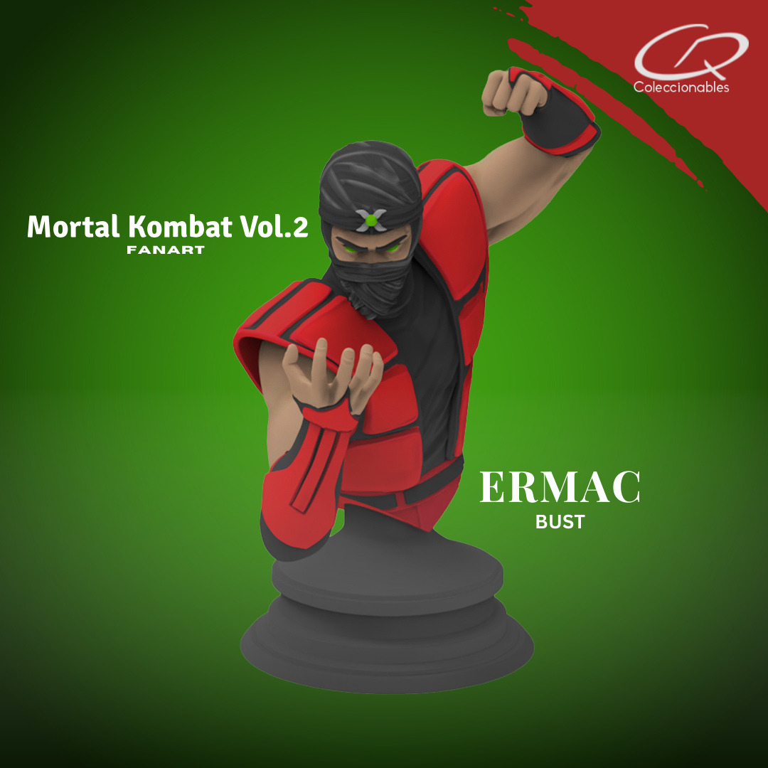 Mortal Kombat Vol 2 - Ermac 3D print model_13