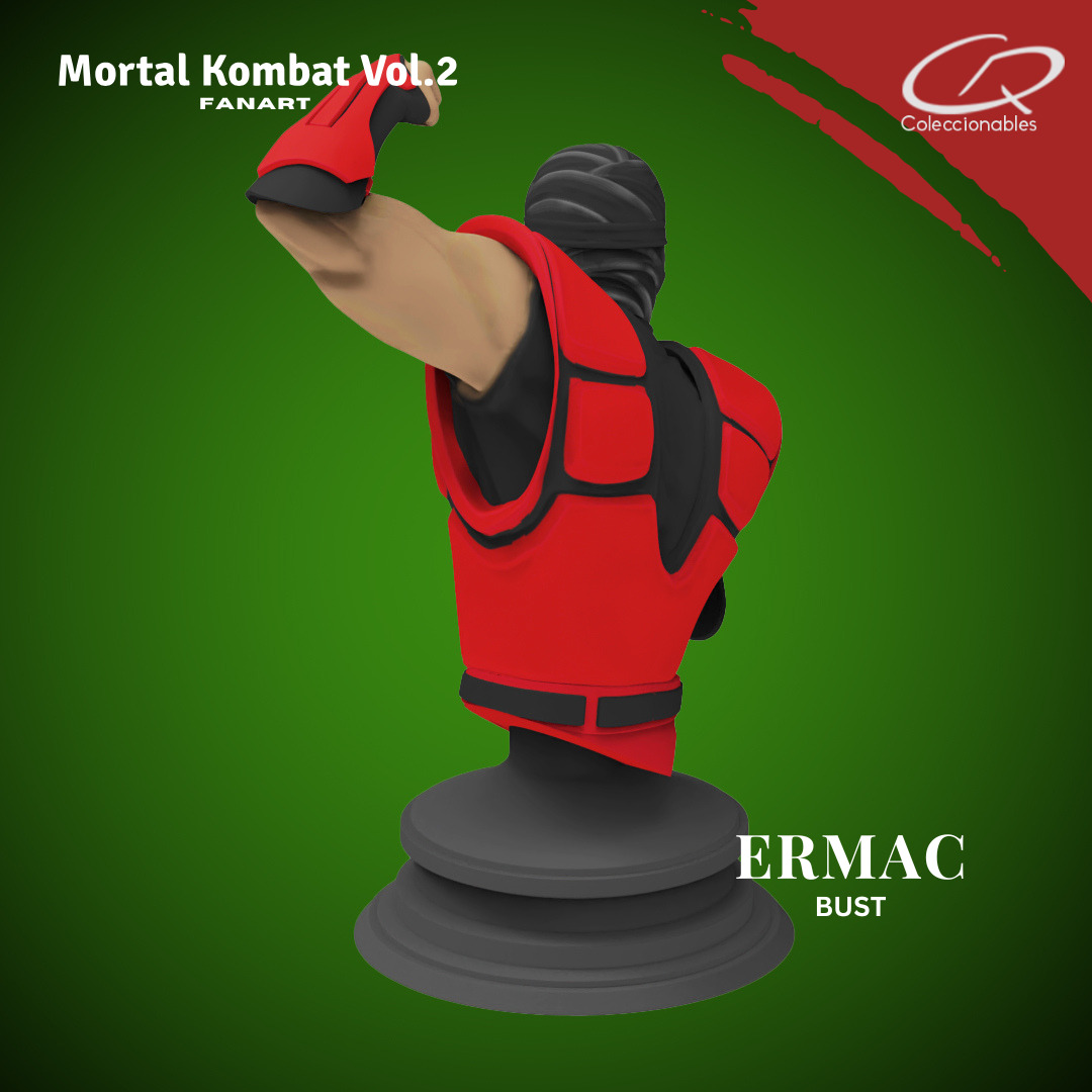 Mortal Kombat Vol 2 - Ermac 3D print model_9