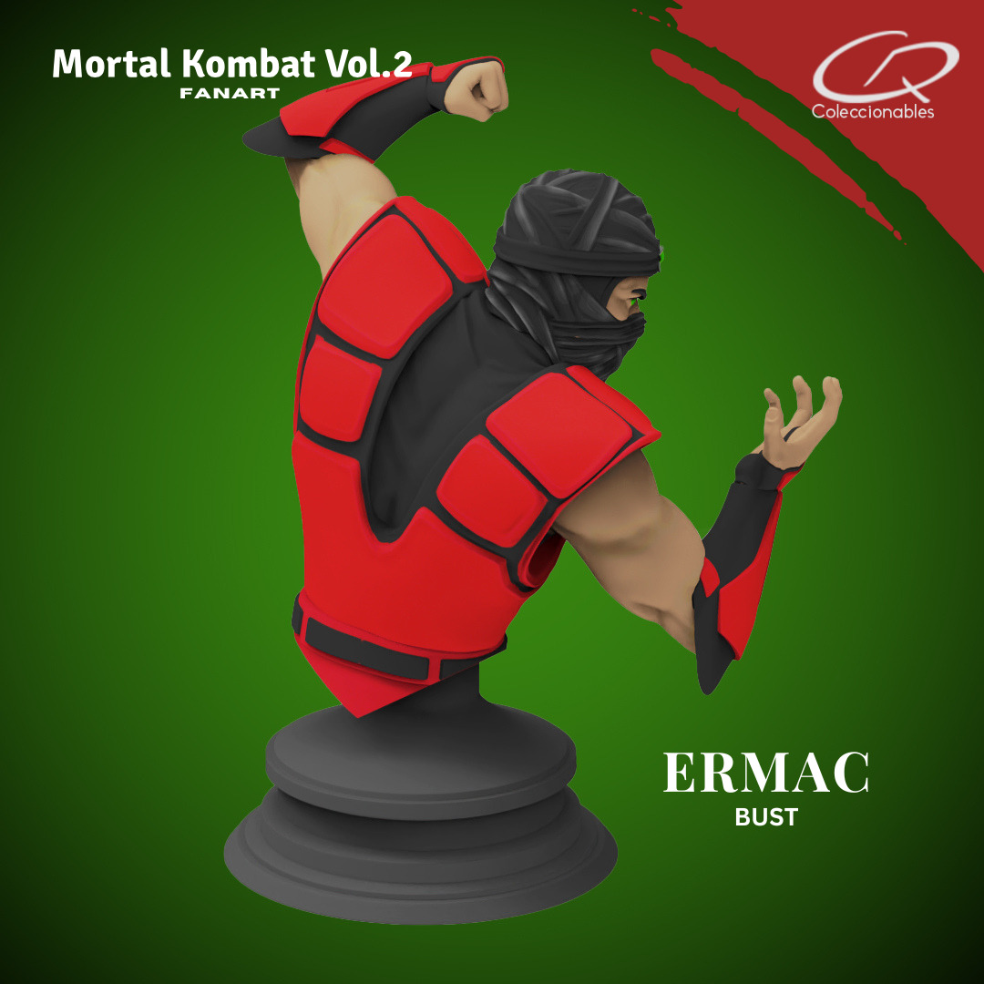 Mortal Kombat Vol 2 - Ermac 3D print model_4