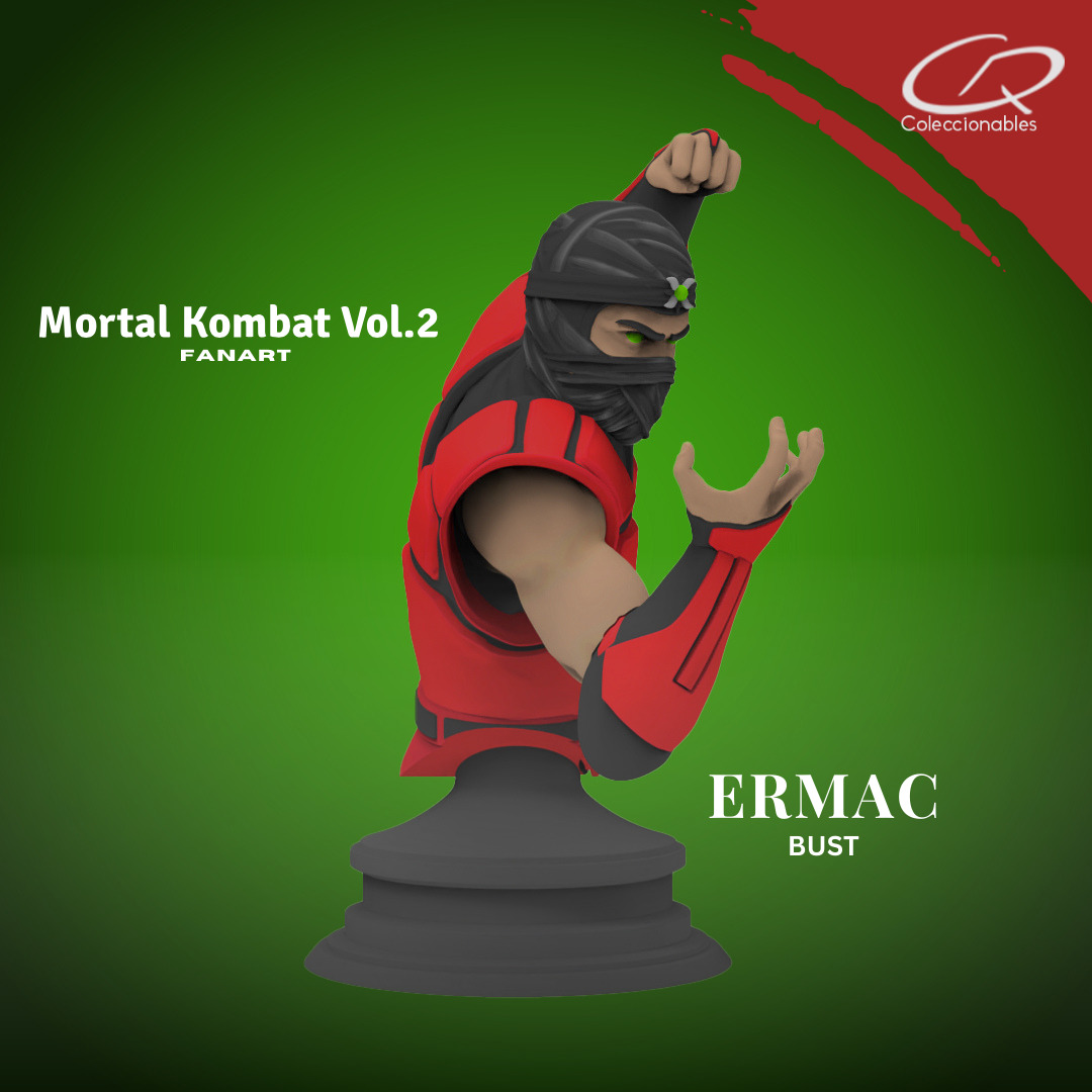 Mortal Kombat Vol 2 - Ermac 3D print model_11