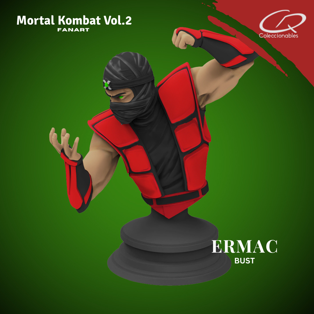 Mortal Kombat Vol 2 - Ermac 3D print model_5