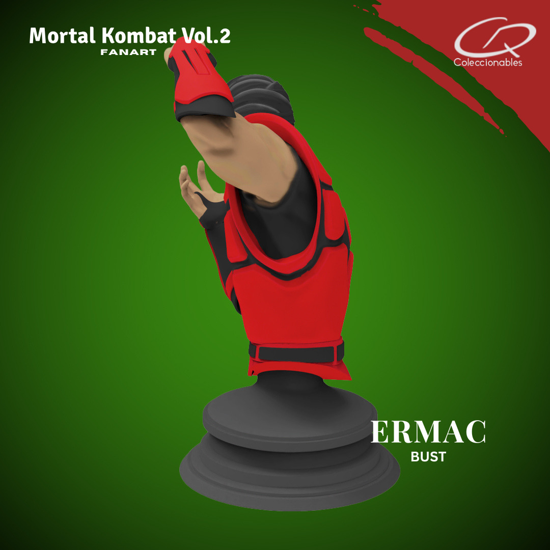 Mortal Kombat Vol 2 - Ermac 3D print model_7