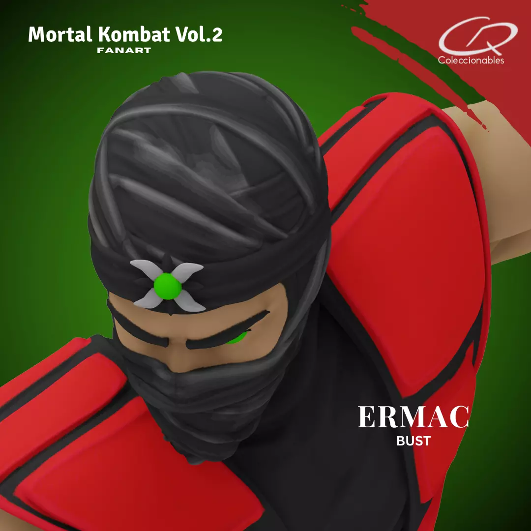Mortal Kombat Vol 2 - Ermac 3D print model_0