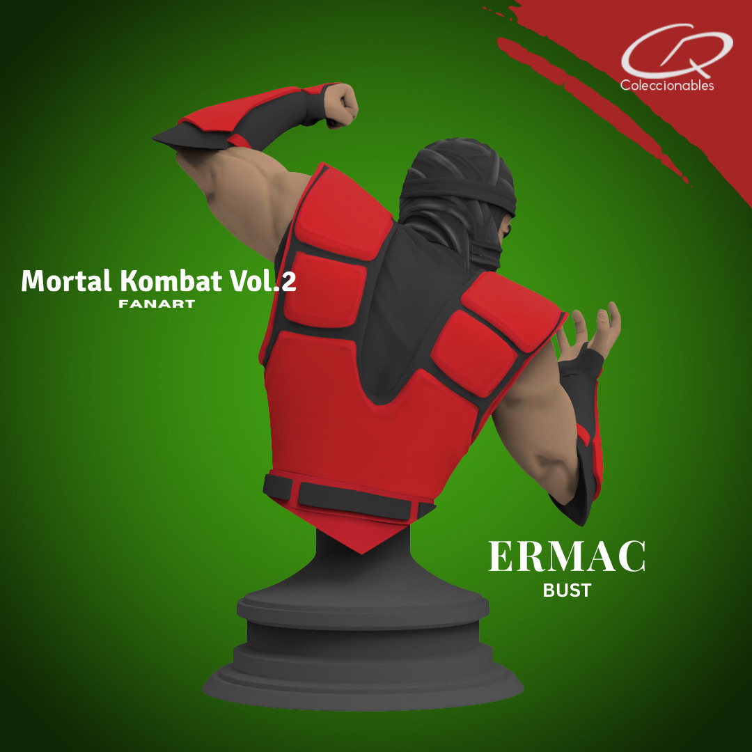 Mortal Kombat Vol 2 - Ermac 3D print model_14