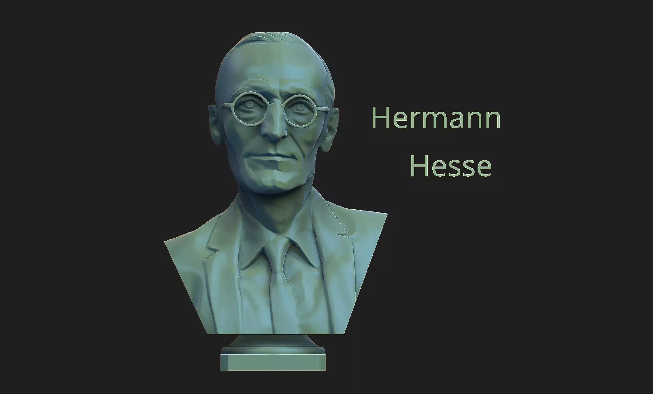 Hermann Karl Hesse 3D print model_0