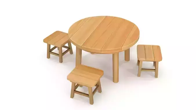 Table and stools