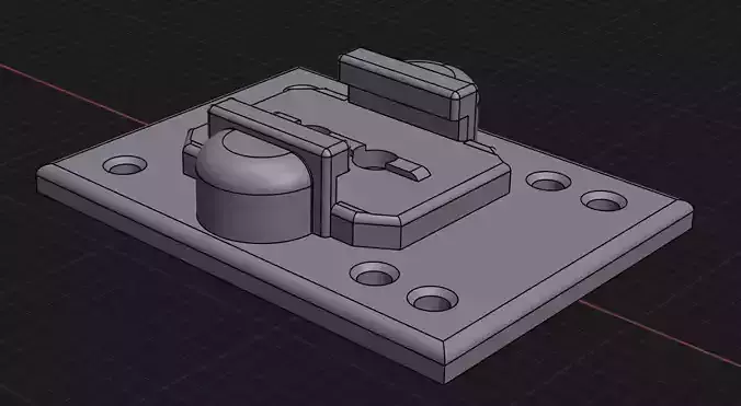 GoPro mount quick connect for skateboard 