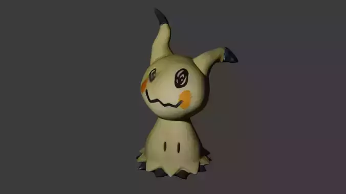 Mimikyu Pokemon 3d Scan