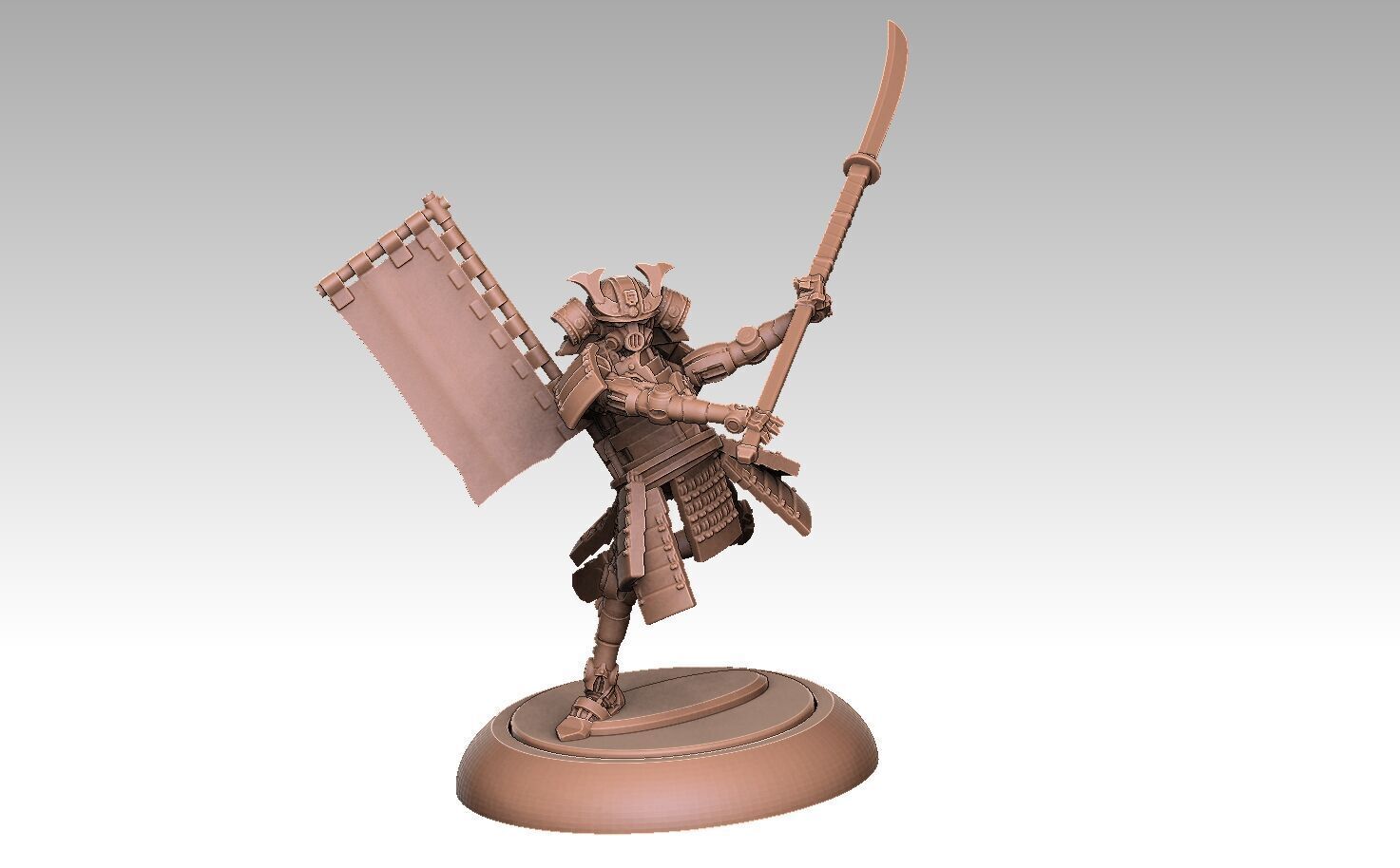 Robo Samurai Mk 4 3D print model_5