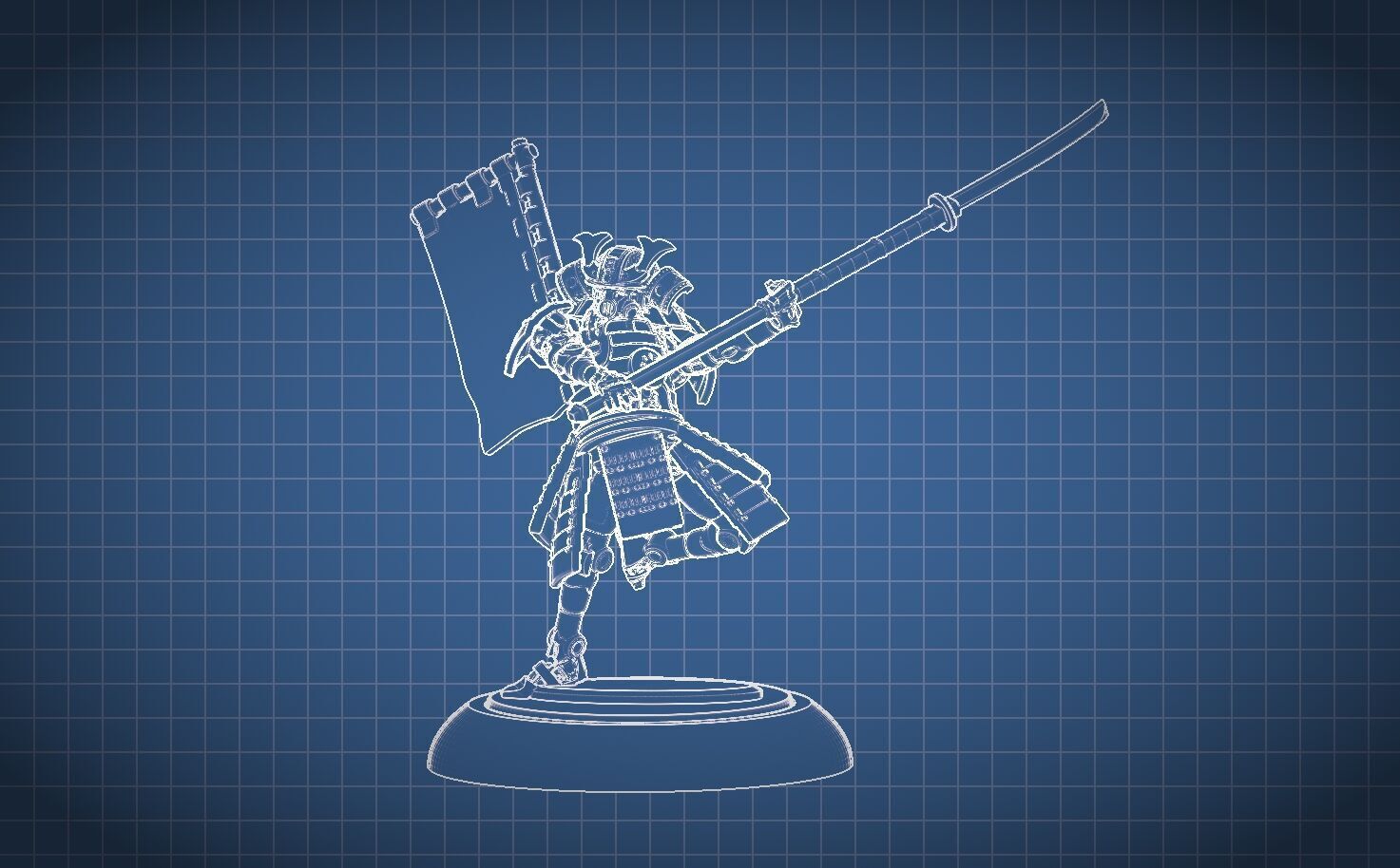 Robo Samurai Mk 4 3D print model_12