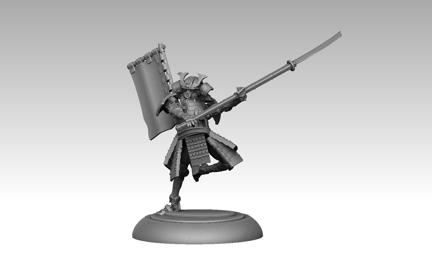 Robo Samurai Mk 4 3D print model_2