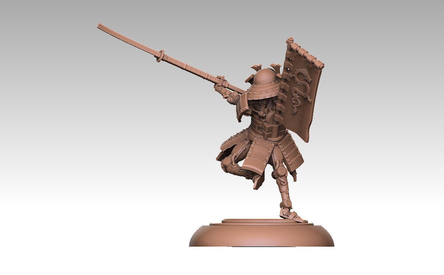 Robo Samurai Mk 4 3D print model_4