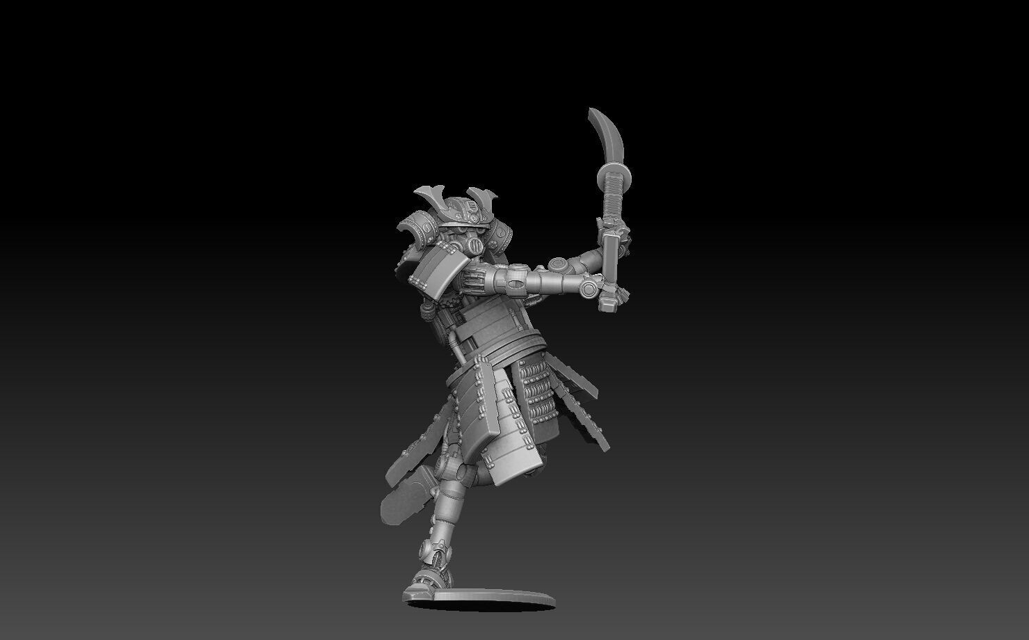 Robo Samurai Mk 4 3D print model_7