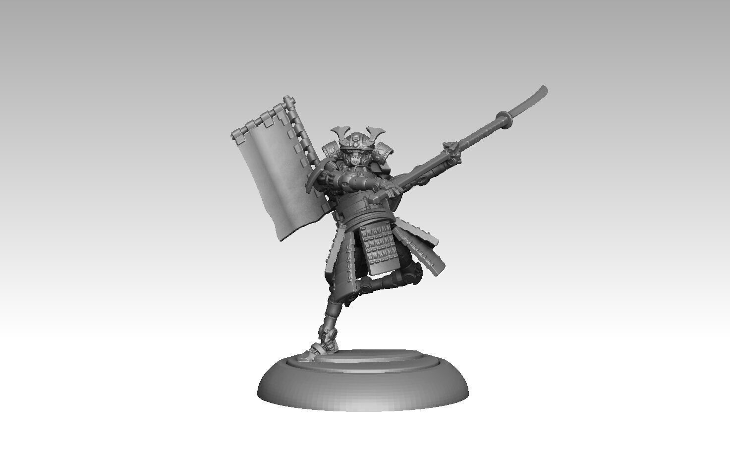 Robo Samurai Mk 4 3D print model_6