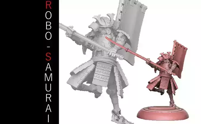Robo Samurai Mk 4 3D print model