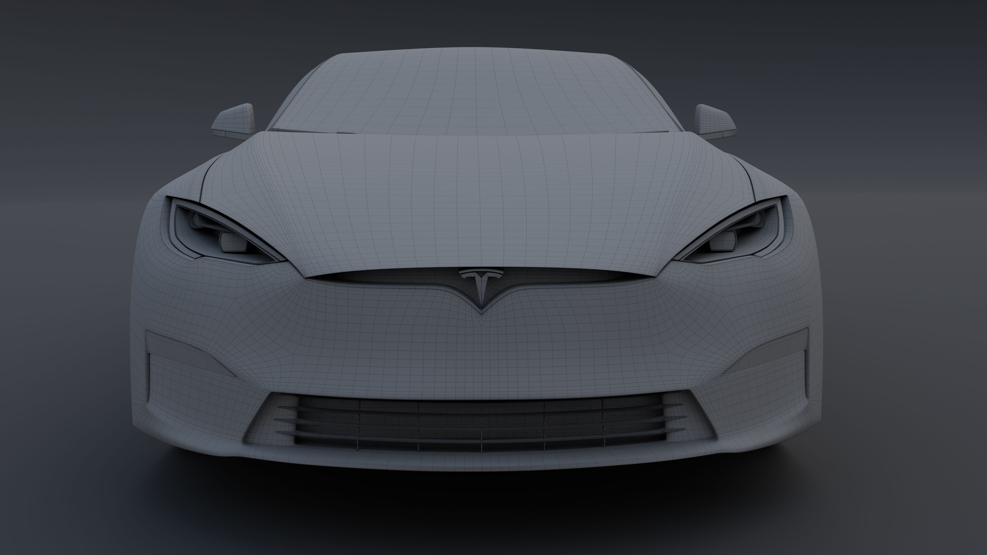 Tesla model S Plaid 3D model_10