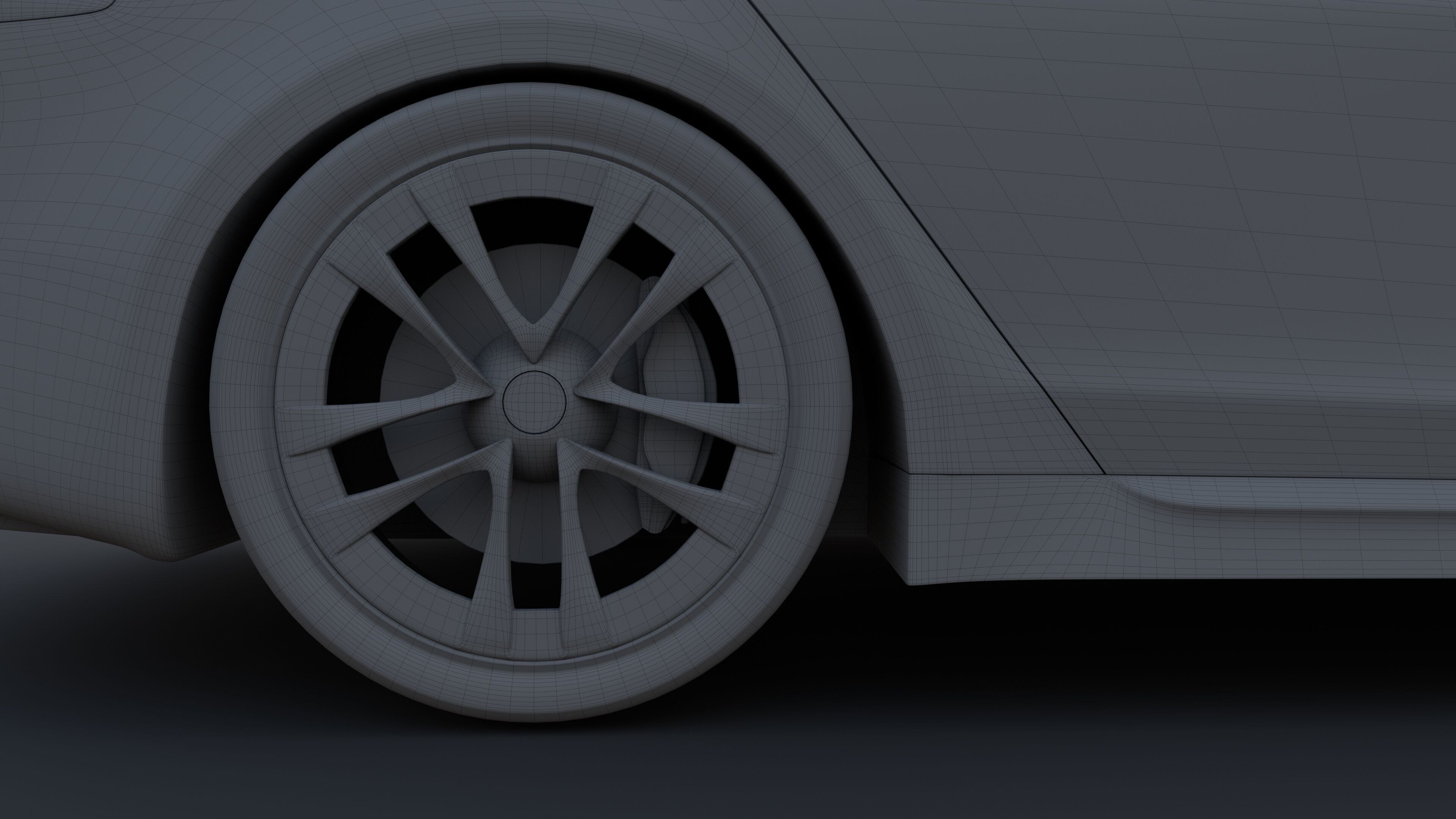 Tesla model S Plaid 3D model_23