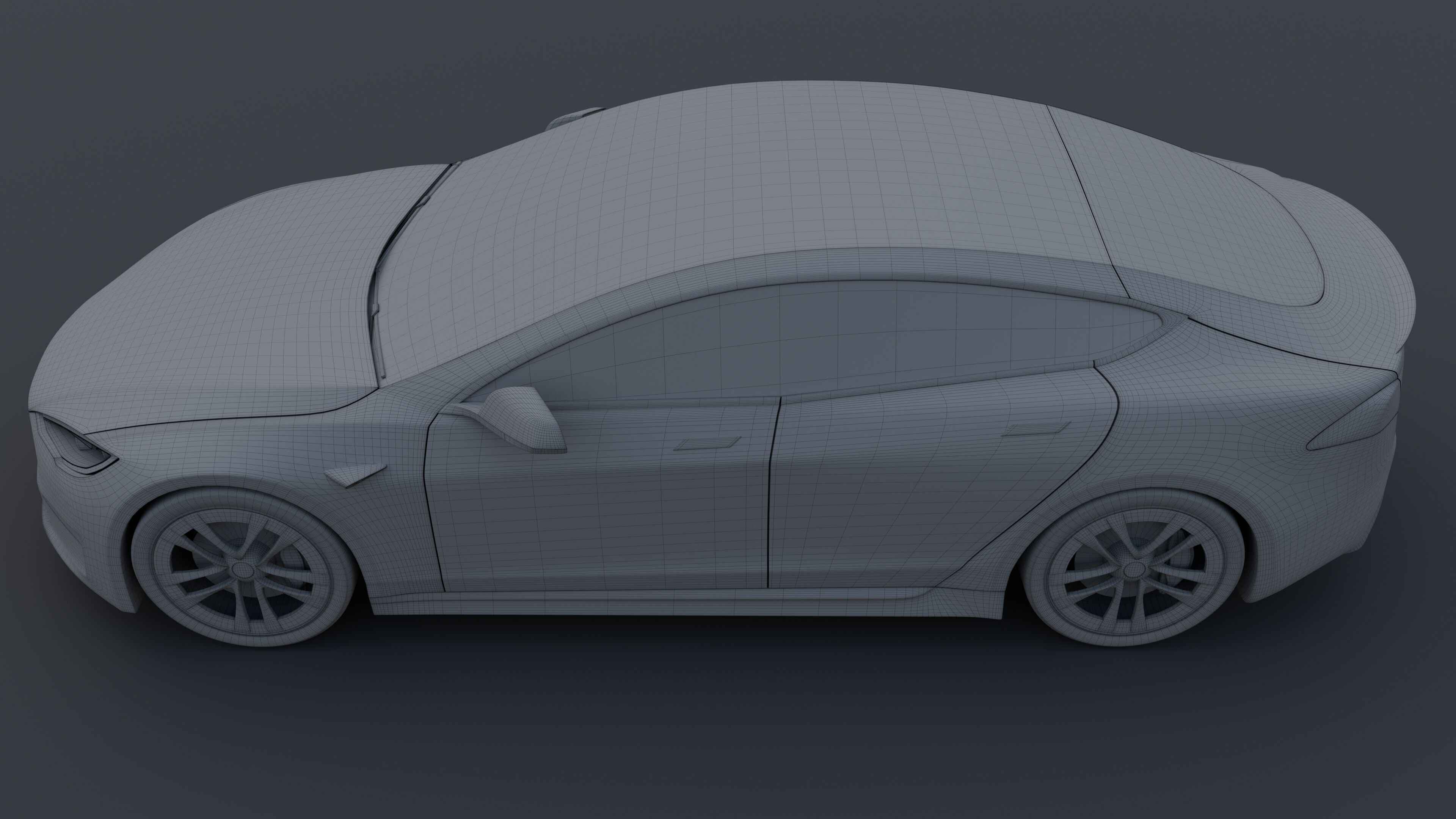 Tesla model S Plaid 3D model_12