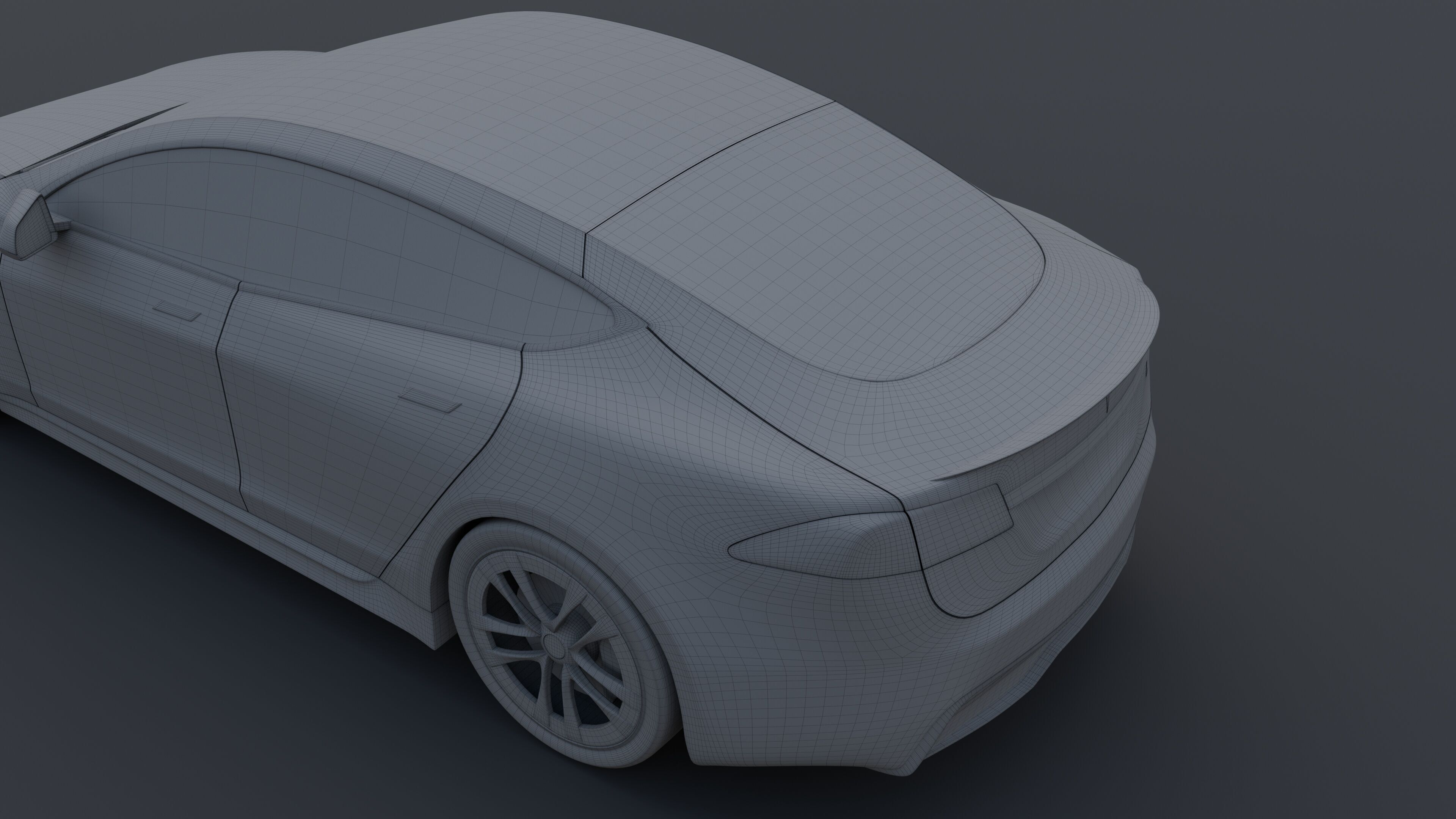 Tesla model S Plaid 3D model_11