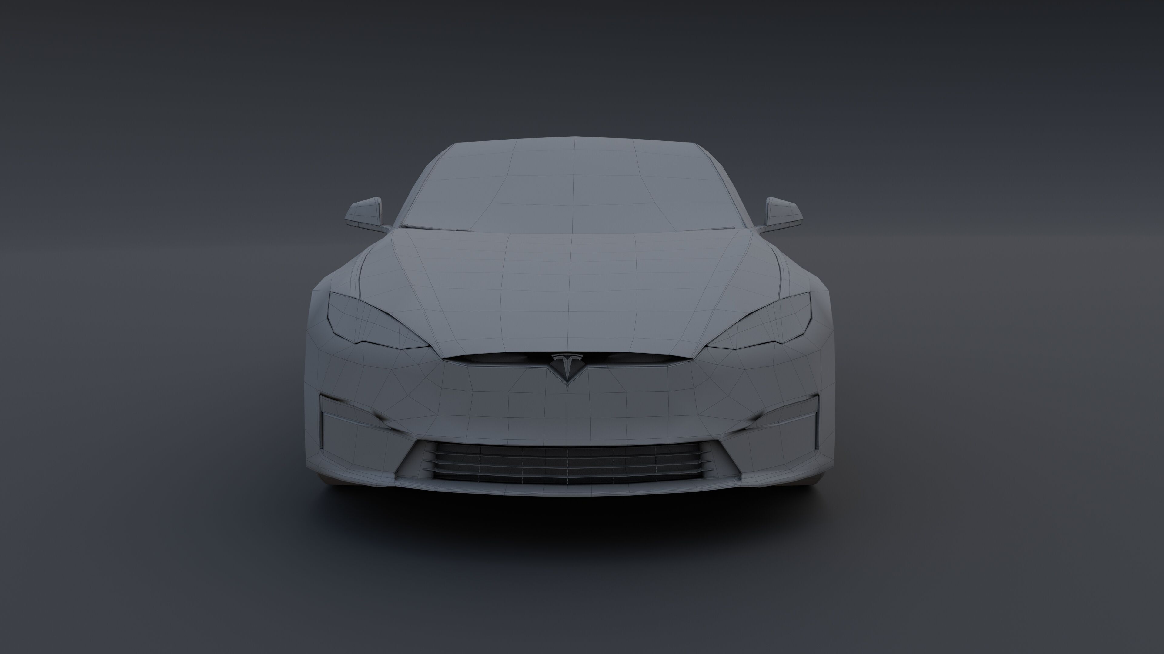 Tesla model S Plaid 3D model_25