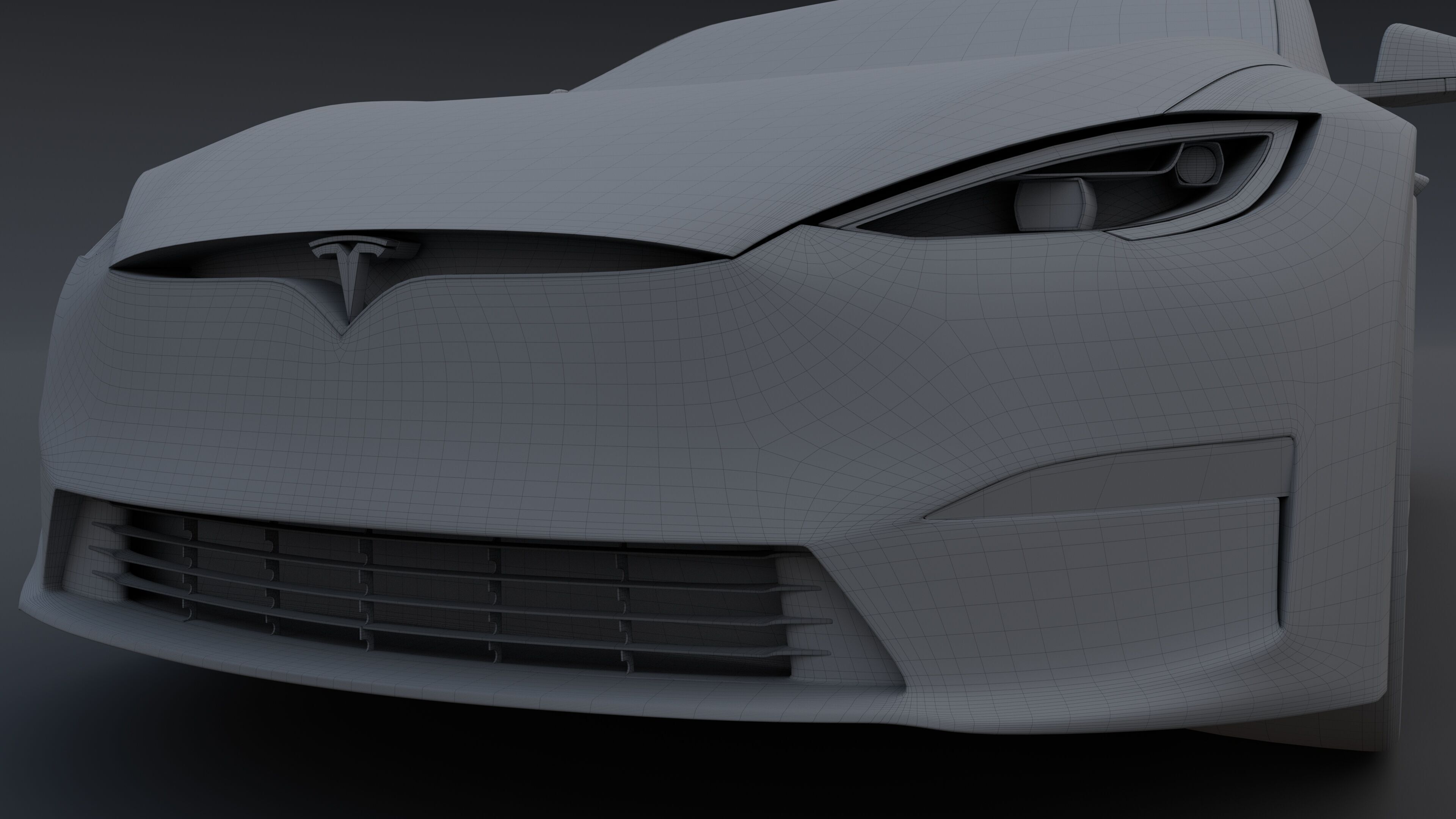 Tesla model S Plaid 3D model_20