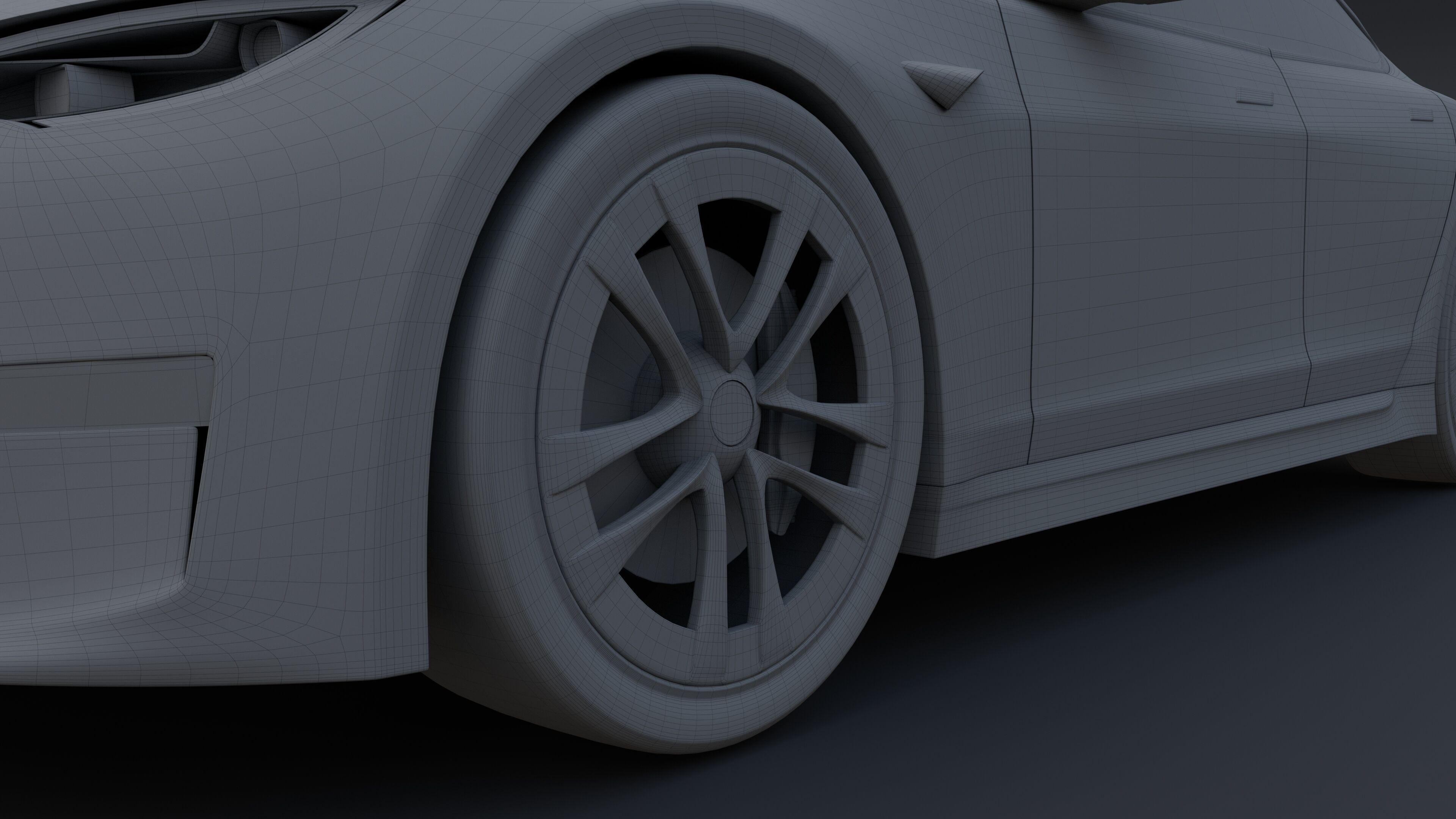 Tesla model S Plaid 3D model_14