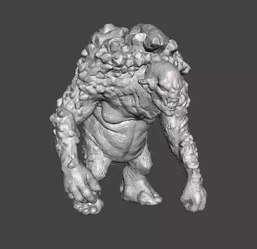 ROCK TROLL MONSTER MINIATURE MODEL FOR FANTASY GAMES RPG DND