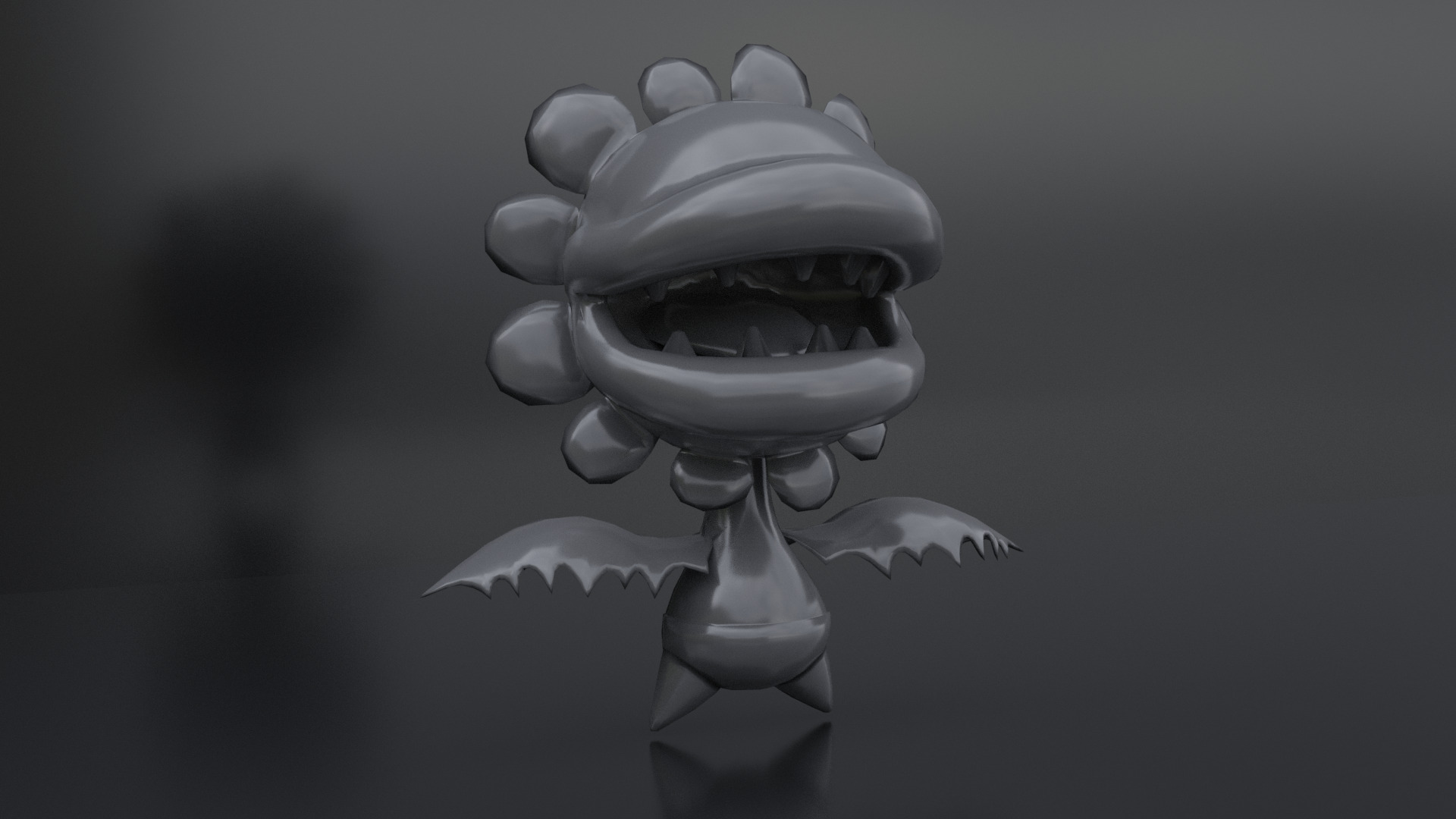 Petey Piranha Super Mario 3D print model_1